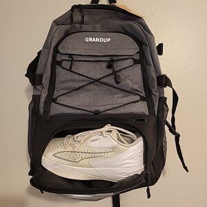 Basketball Soccer Backpack Adults Kids Sports Bag Shoe Ball Compartment Gym NWT